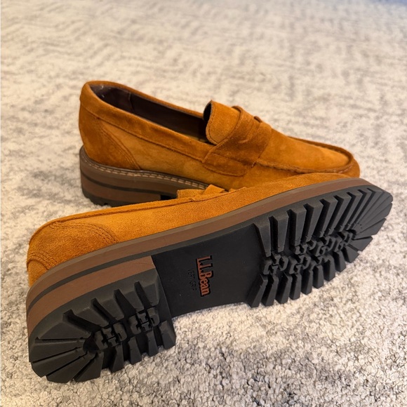 Women’s L.L. Bean Brown Suede Loafers - Picture 3 of 4